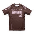 Aesthetic Axis Short Sleeve Rashguard (Chestnut Brown)