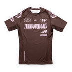 Aesthetic Axis Short Sleeve Rashguard (Chestnut Brown)