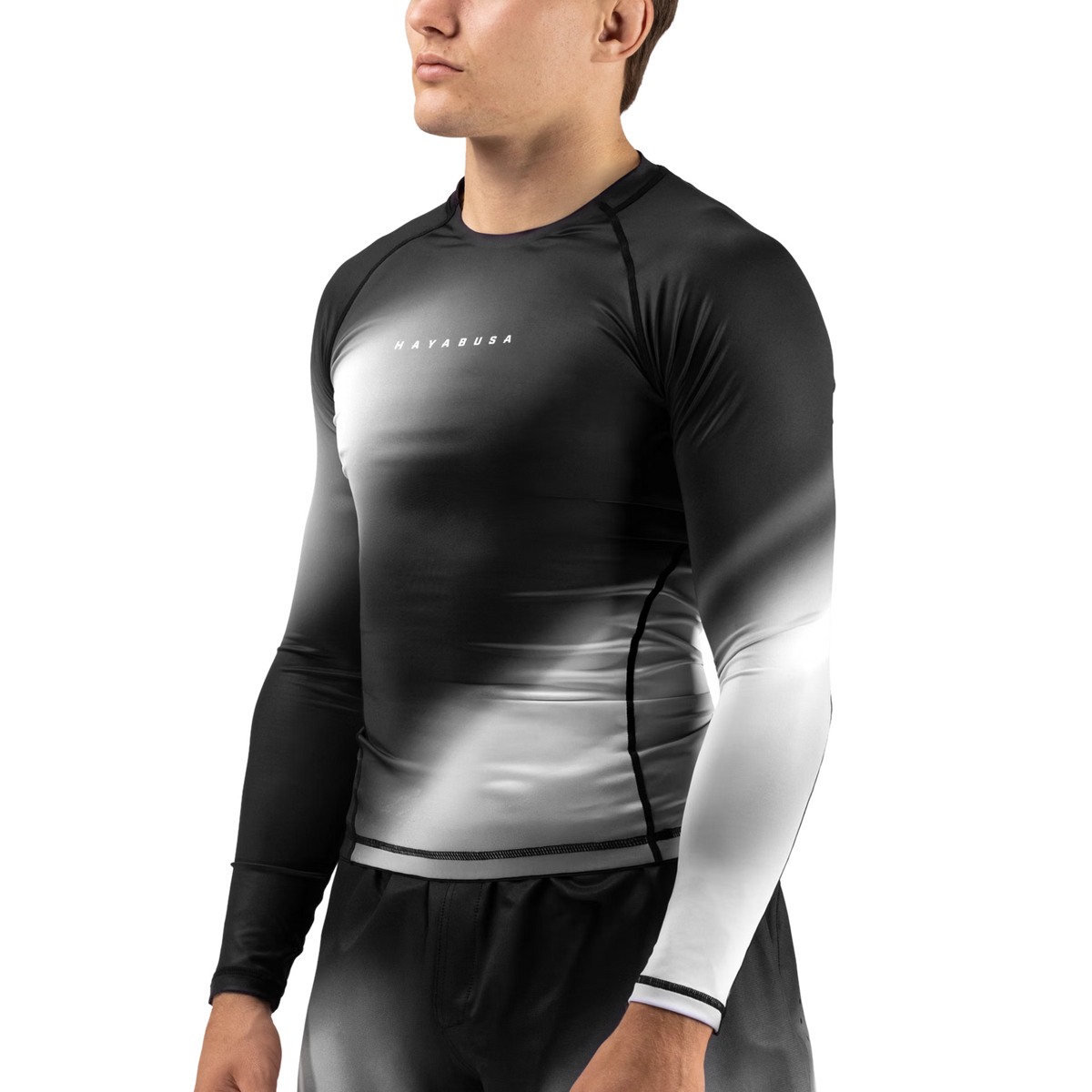 Hayabusa Men´s Apex Nova Long Sleeve Rash Guard - Cosmic Grey